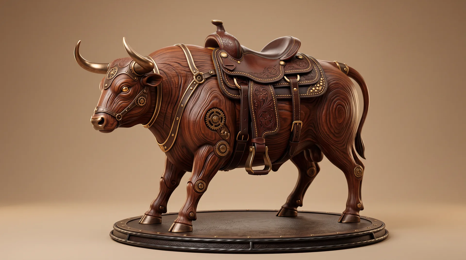 El Indomable — mahogany mechanical bull